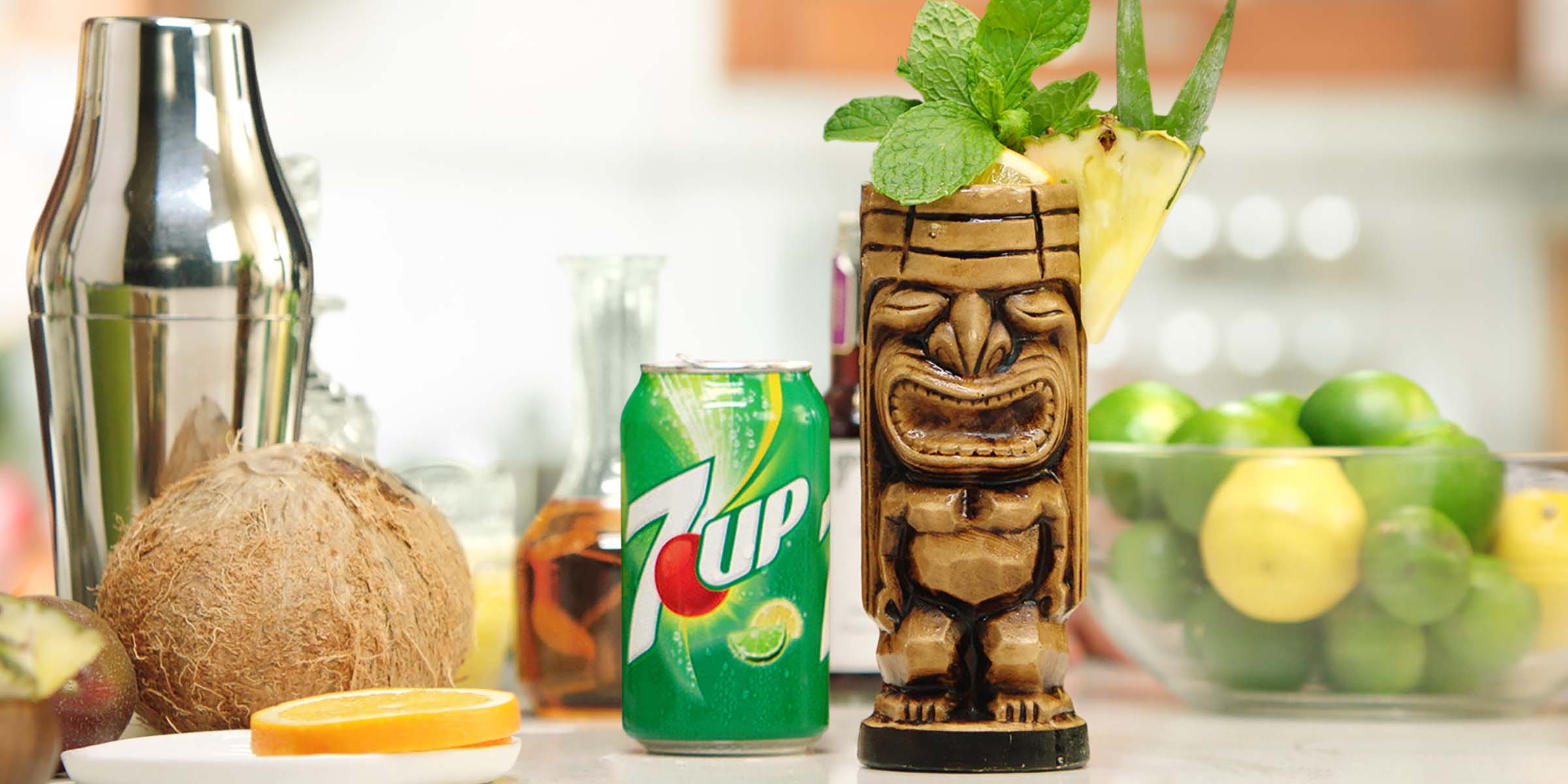 Receta Tornamesa Tiki | 7UP®