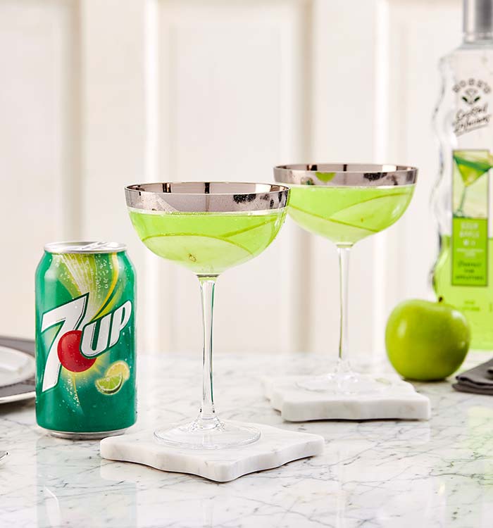 Receta de Martini de Manzana Agrio |